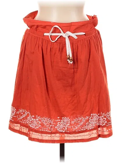 Pre-owned Roxy Casual Skirt In Orange
