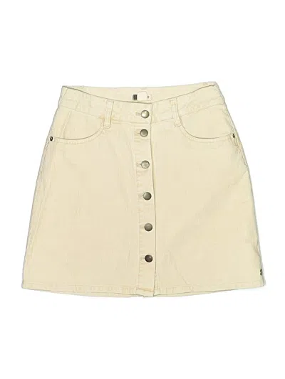 Pre-owned Roxy Casual Skirt In Tan