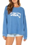 Roxy Changing Tides Sweatshirt In Blue