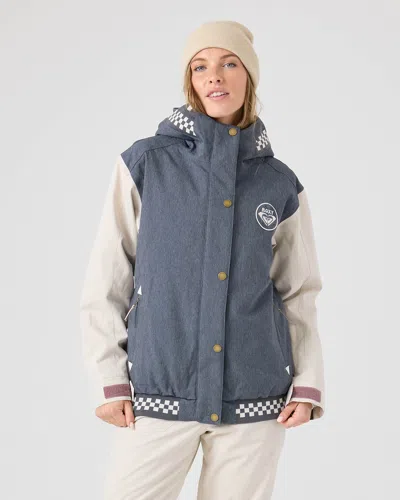 Roxy Cheer Up Jacket In Gray