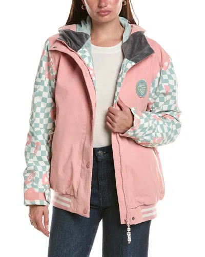 Roxy Cheer Up Jacket In Pink