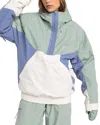 Roxy Chloe Kim Anorak Snow Jacket In Green