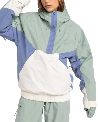 Roxy Chloe Kim Anorak Snow Jacket In Green