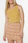 Roxy City Lights Cutout Tank In Yellow