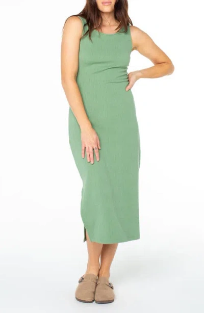 Roxy City Lights Tank Midi Dress In Green