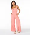 Roxy Clover Jumpsuit In Pink