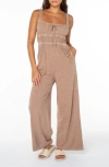 Roxy Clover Jumpsuit In Brown