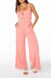 Roxy Clover Jumpsuit In Orange