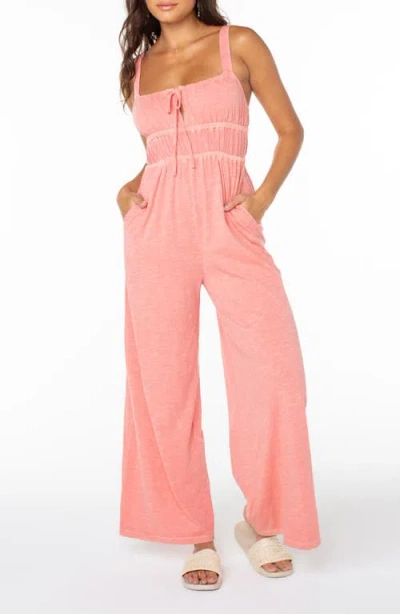 Roxy Clover Jumpsuit In Orange