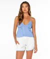 Roxy Coastal Sun Tank In Blue
