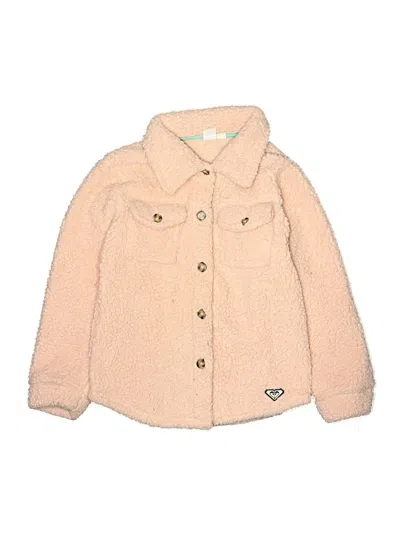 Pre-owned Roxy Kids' Coat In Tan