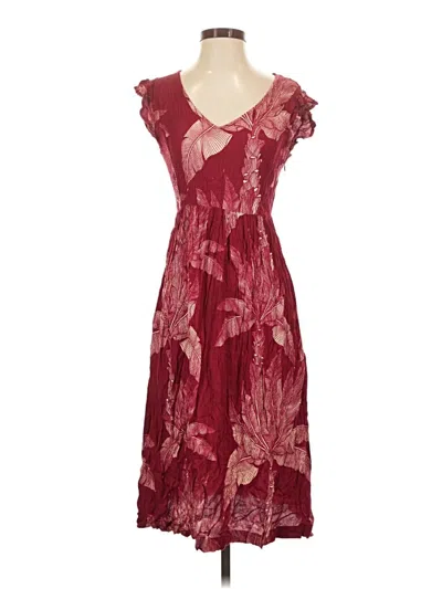 Pre-owned Roxy Cocktail Dress In Burgundy