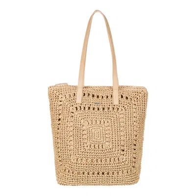 Roxy Coco Cool Tote Bag In Brown