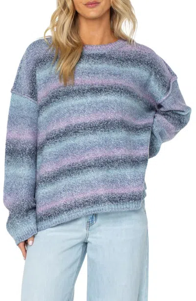 Roxy Cold Front Crewneck Sweater In Cerulean