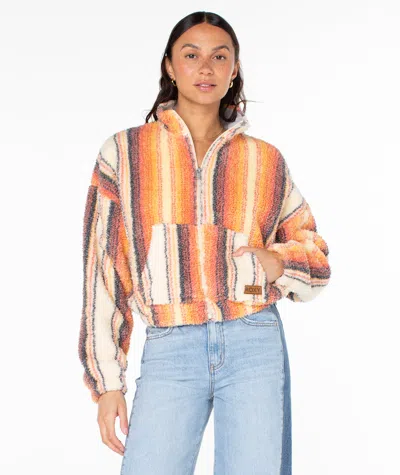 Roxy Cold Surf Zip Up In Multi