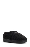 Roxy Colorado Faux Shearling Slipper In Black