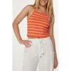 Roxy Cool Sunsetz Rib Tank In Red