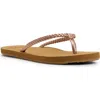 Roxy Costas Flip Flop In Brown
