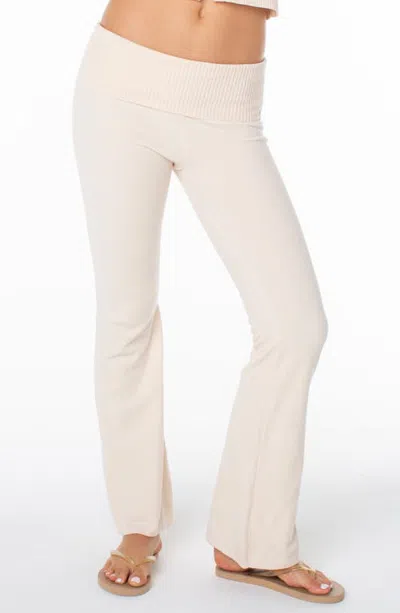 Roxy Couch Surf Knit Pants In Neutral