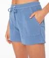 Roxy Dawn Light Drawstring Shorts In Blue