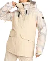 Roxy Dawnrae Parka Jacket In Brown