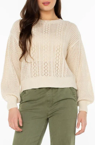 Roxy Daybreak Sweater In Parchment