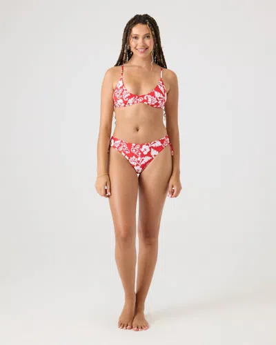 Roxy Days Of Summer Hipster Tie Side Bikini Bottom In Multi