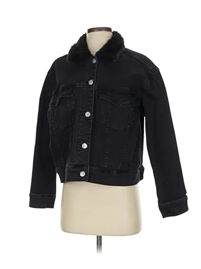 Pre-owned Roxy Denim Jacket In Black