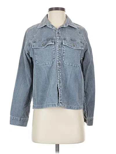 Pre-owned Roxy Denim Jacket In Blue