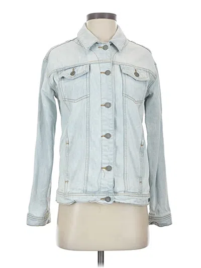 Pre-owned Roxy Denim Jacket In Blue