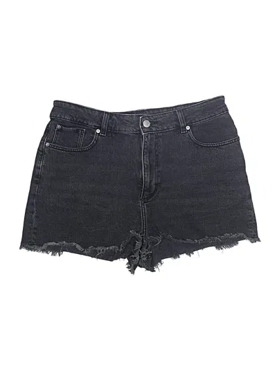 Pre-owned Roxy Denim Shorts In Black