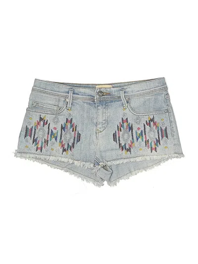 Pre-owned Roxy Denim Shorts In Blue