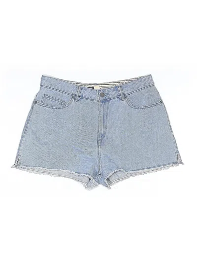 Pre-owned Roxy Denim Shorts In Blue
