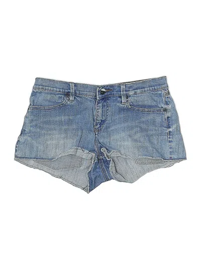 Pre-owned Roxy Denim Shorts In Blue