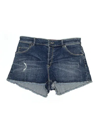 Pre-owned Roxy Denim Shorts In Blue