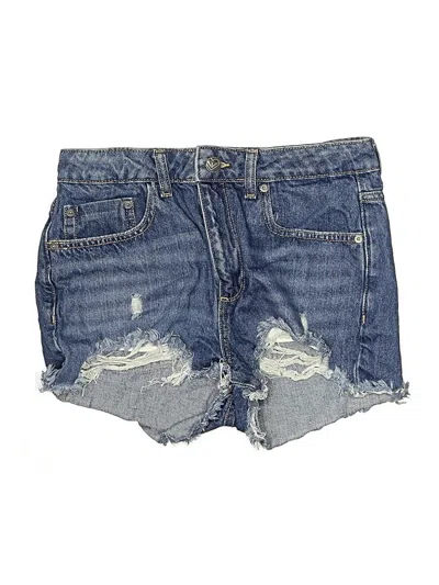 Pre-owned Roxy Denim Shorts In Blue