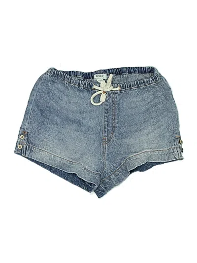 Pre-owned Roxy Denim Shorts In Blue