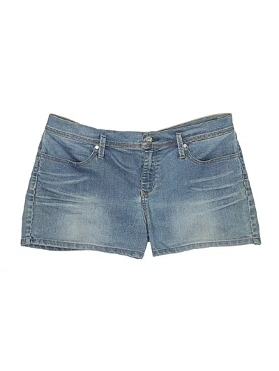 Pre-owned Roxy Denim Shorts In Blue