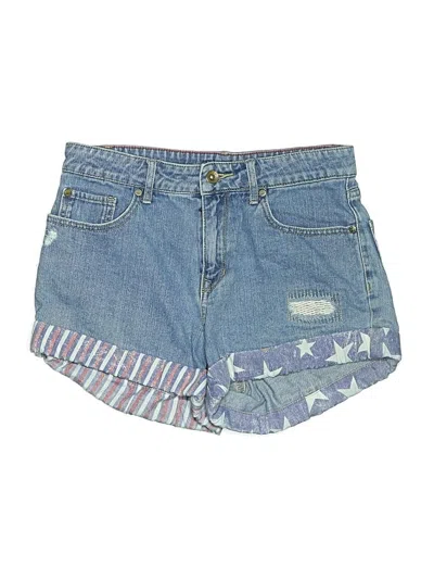 Pre-owned Roxy Denim Shorts In Blue