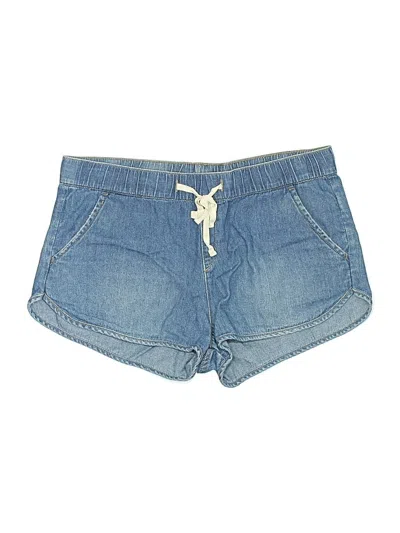 Pre-owned Roxy Denim Shorts In Blue