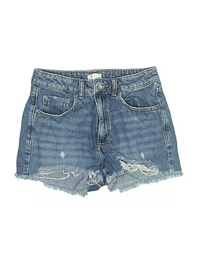 Pre-owned Roxy Denim Shorts In Blue