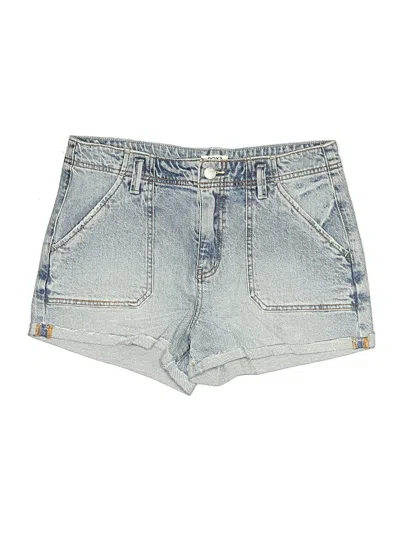 Pre-owned Roxy Denim Shorts In Blue
