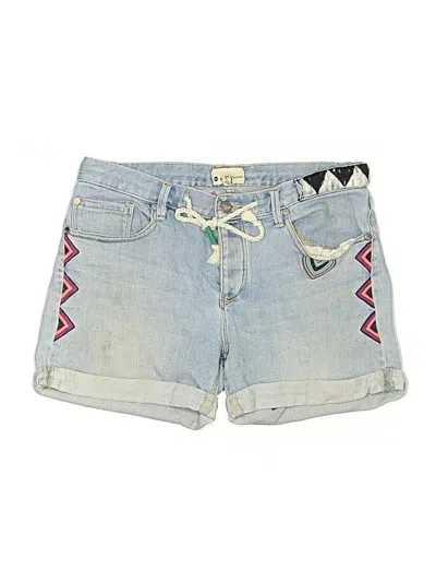 Pre-owned Roxy Denim Shorts In Blue