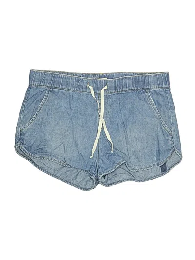 Pre-owned Roxy Denim Shorts In Blue