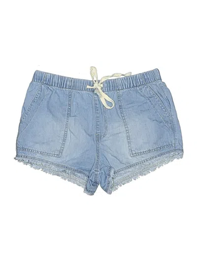 Pre-owned Roxy Denim Shorts In Blue