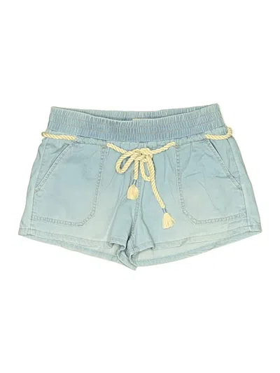 Pre-owned Roxy Denim Shorts In Blue