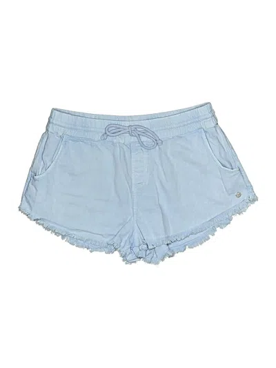 Pre-owned Roxy Denim Shorts In Blue