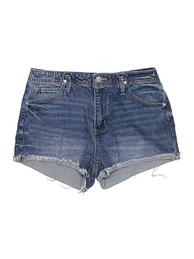 Pre-owned Roxy Denim Shorts In Blue