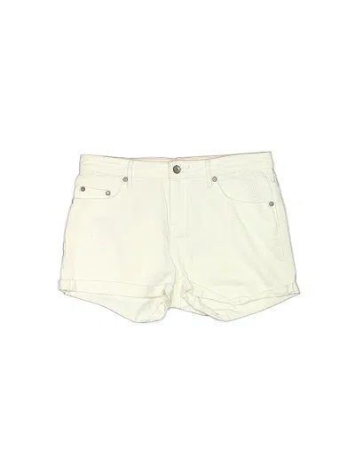 Pre-owned Roxy Denim Shorts In White