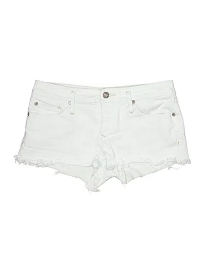 Pre-owned Roxy Denim Shorts In White